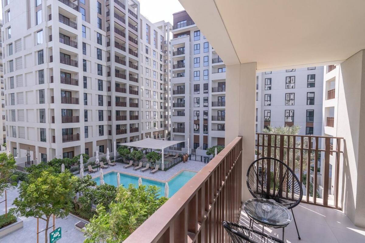 Elegant 4-Bedroom Apartment Perfect For Families In Dubai Creek Harbour 외부 사진