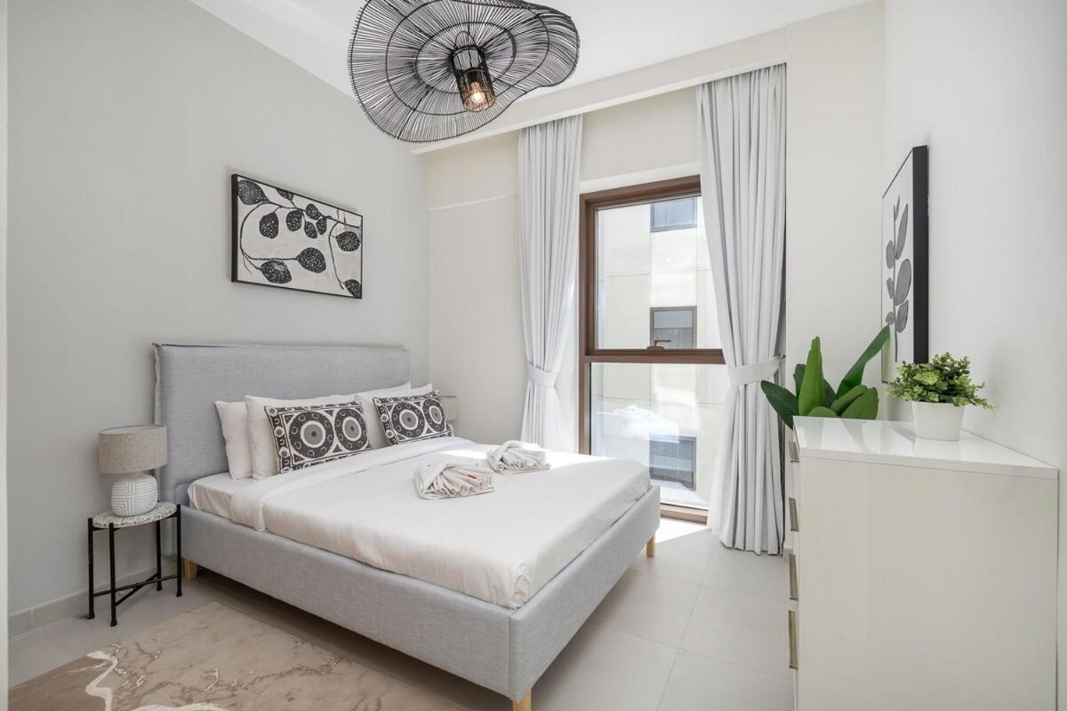 Elegant 4-Bedroom Apartment Perfect For Families In Dubai Creek Harbour 외부 사진
