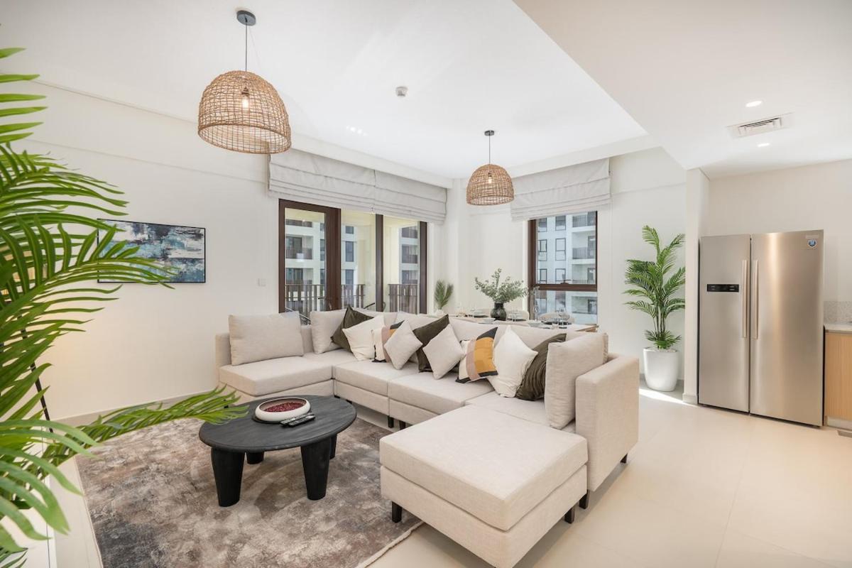 Elegant 4-Bedroom Apartment Perfect For Families In Dubai Creek Harbour 외부 사진